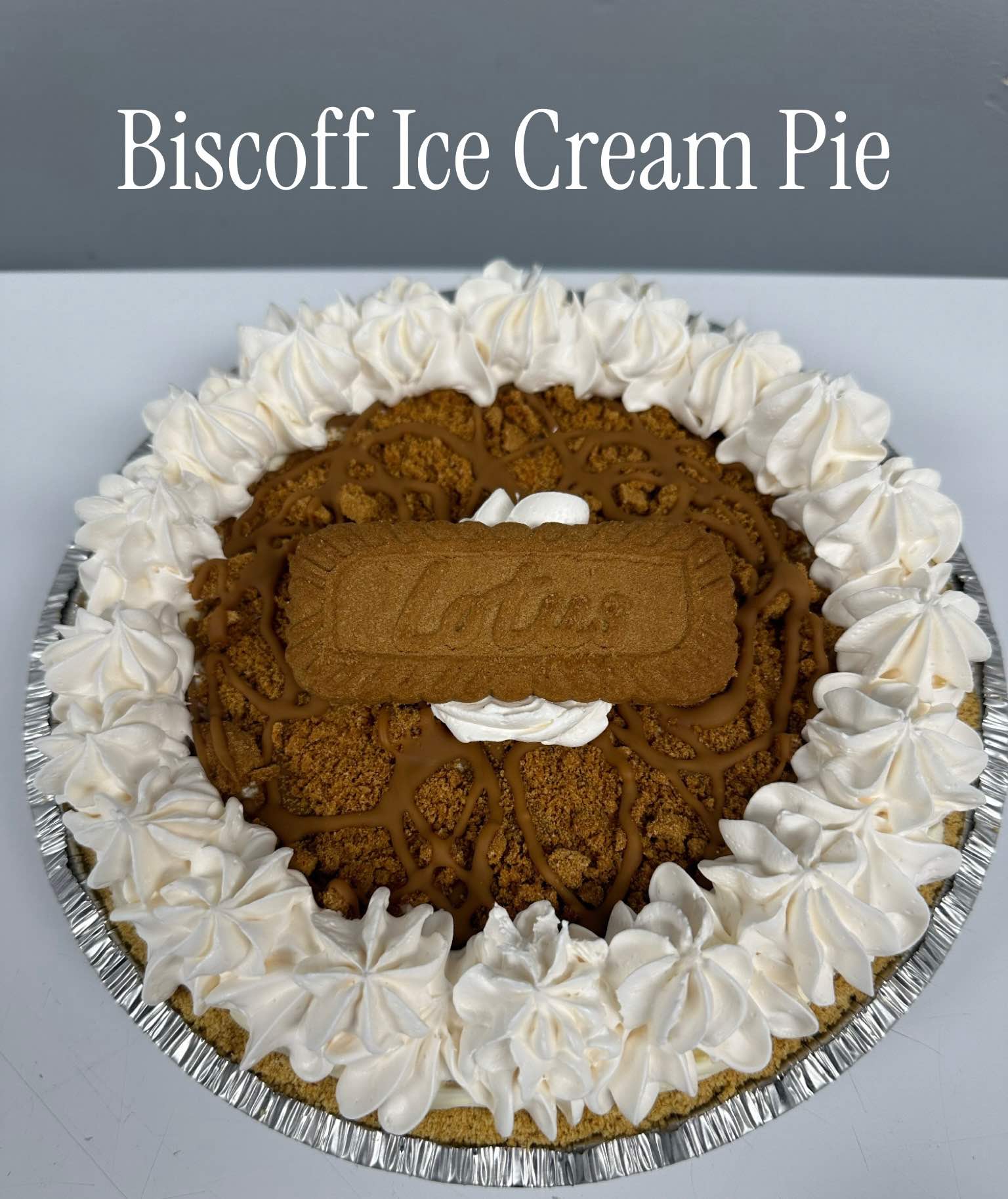 Biscoff Ice Cream Pie