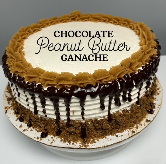 Chocolate Peanut Butter Ganache Cake