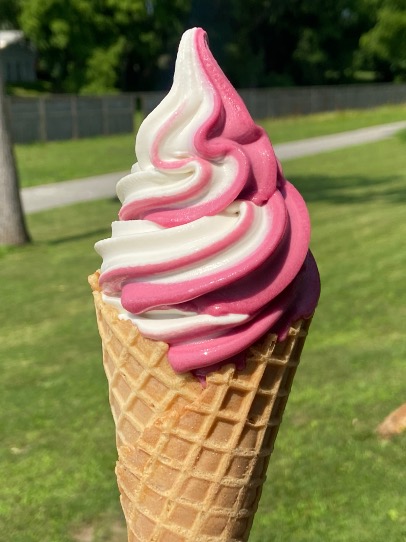 Pink Ice Cream Cone