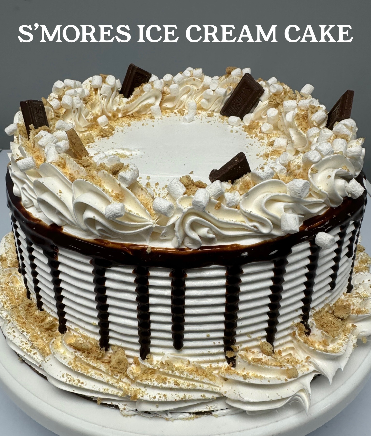 Smores Ice Cream Cake