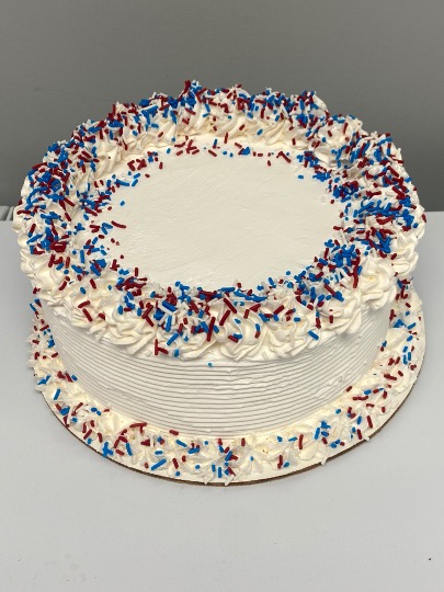 White Ice Cream Cake